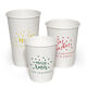 Personalized Confetti Dot White Paper Party Cups Image 2 of 10